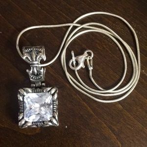 SILPADA Uptown Cubic Zirconia Necklace